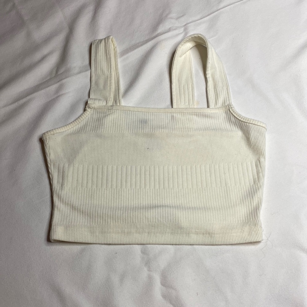 White Roxy Tank Top